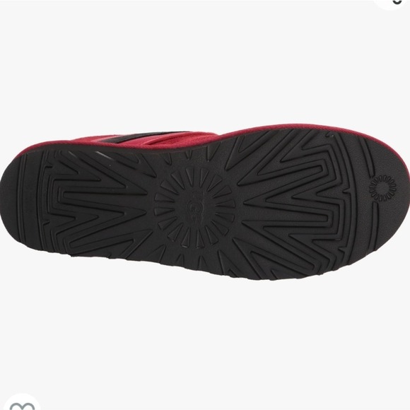 UGG Men's Neumel Snapback Chukka Boot Samba Red shearling fur men's size 11 new! - Picture 3 of 12